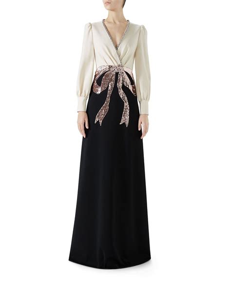 gucci nightgown vintage|gucci long sleeve evening gown.